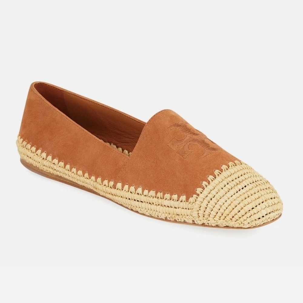 Tory Burch Brown Arianne Espadrille Flats